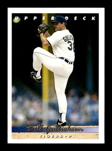 BILL GULLICKSON ⚾ 1993 Upper Deck Baseball #398 Detroit Tigers - Picture 1 of 2