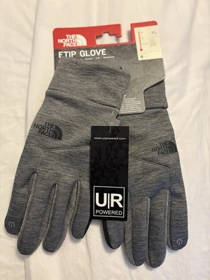 NUEVO CON ETIQUETAS Guantes North Face ETIP Unisex X-Large XL $45 Precio de venta sugerido por el fabricante Negro Gris Foto 1 de 4