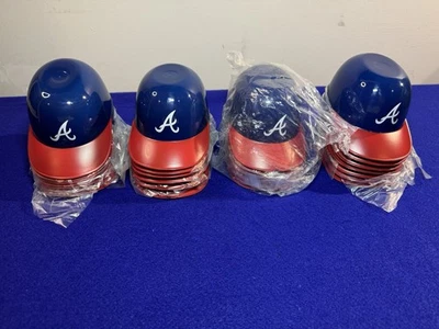 Atlanta Braves MLB 8oz Snack Size / Ice Cream Mini Baseball Helmets -Quantity 26 - Image 1 of 3