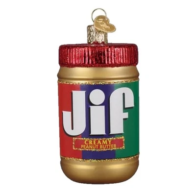 Old World Christmas Blown Glass Ornament for Christmas Tree, Jif Peanut Butter - Image 1 of 4