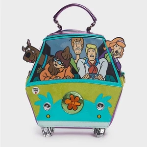Irregular Choice Scooby Doo Mystery Machine Crossbody Bag W/LIGHT UP HEADLIGHTS - Picture 1 of 12