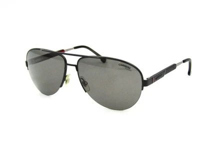 Gafas de sol polarizadas Carrera 8030/S semi sin montura aviador, negras/grises 62 mm #286 Foto 1 de 4