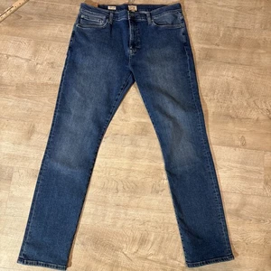 J.CREW 770 Jeans Herren 36x34 Indigo Shadow Japanese Rigid Denim Neu mit Etikett - Bild 1 von 14