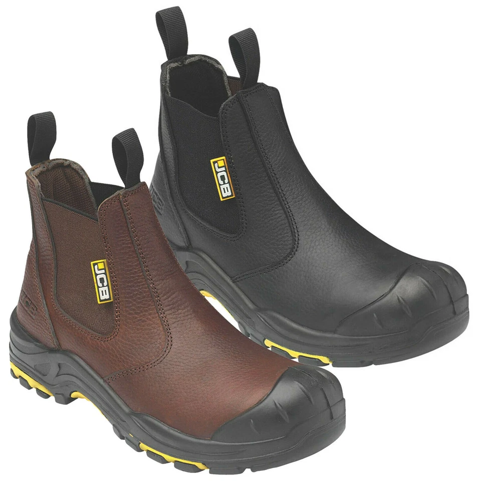 Mens JCB Dealer Work Safety Steel Toe Midsole Ankle S3 Boots Sizes 6 to 14 - Image 1 of 1