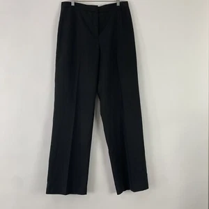 Vintage 90s Womens 10 High Waisted Straight Leg Office Siren Pinstripe Pants - Picture 1 of 5