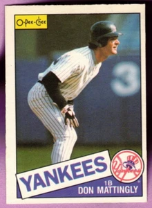 1985 O-Pee-Chee Baseball DON MATTINGLY New York Yankees #324 Canadian French - Picture 1 of 2