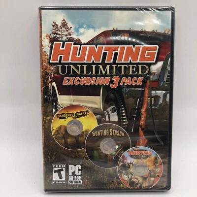 New Sealed Hunting Unlimited Excursion 3 Pack (PC Game 2011) - Image 1 of 3