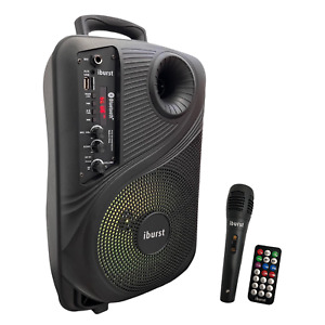 8inch 2000W Wireless Portable FM Bluetooth Speaker Heavy Bass Sound System Party