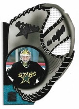 1999-00 Pacific Paramount Glove Side Net Fusions #7 Ed Belfour (Dallas Stars)