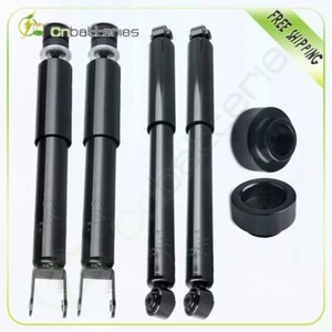 Fits Chevy Tahoe GMC Yukon 01-06 1.5" Rear Leveling Kit & Complete Struts Shocks - Picture 1 of 10