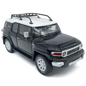 1:24 Toyota FJ Cruiser X Treme Model Car Diecast Toy Cars Boys Toys Kids Black - Picture 1 of 20