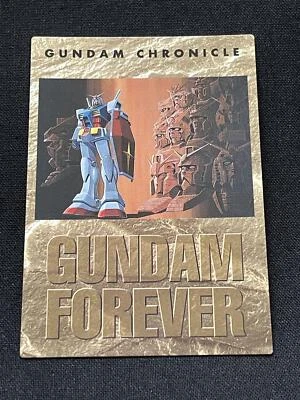 FOREVER Gundam Chronicle Card BANDAI 1996 Japanese CARDDASS 2nd F/S - Image 1 of 4