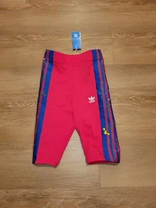 Adidas Womens Cycling Shorts XS Floral Rose ED4767 New - Picture 1 of 7