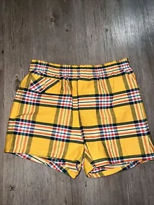 Bañador corto Mod Cal Surf años 60 bolsillo lateral talla pequeña hecho en Japón - Imagen 1 de 6