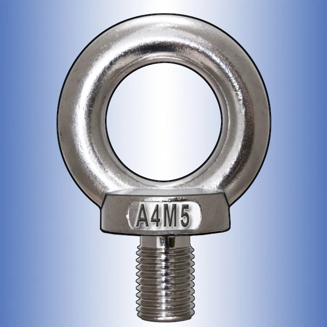 Viti ad Anello M5 din 580 V4A A4 Acciaio Inox Colato Forma Niro Nirosta Aisi 316 - Immagine 1 di 1