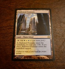Hallowed Fountain x1 MTG Rare Ravnica Lightly Played