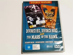 pre-owned dvd "DIVORCE HIS ,DIVORCE HERS / THE MARK OF THE HAWK" - Picture 1 of 2