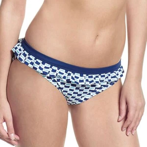 Traje de baño Panache Cleo Lucille con volantes bikini breve/inferior estampado náutico CW0067 - Imagen 1 de 1