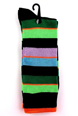 Calcetines informales para hombre Goldstar Moda Mezcla de algodón Rayas anchas Naranja Top Calzado Foto 1 de 3