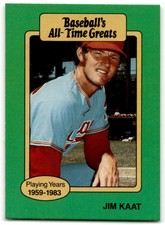 1987 HYGRADE ALL-TIME GREATS JIM KAAT CHICAGO WHITE SOX #NNO