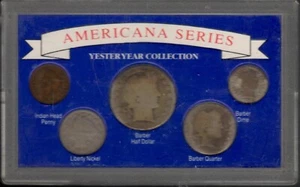 US Coin Americana Series Yesteryear Collection 5 Coin Set Silver - Picture 1 of 2
