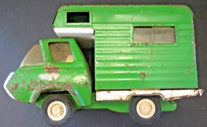 Vintage Tonka Traveling Motorhome RV Camper Scamper Metal Green Toy Collectible - Picture 1 of 9