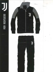 PIGIAMA TUTA UOMO RAGAZZO ZIP APERTO PILE CALDO SQUADRA JUVENTUS ART. P101055 - Picture 1 of 3
