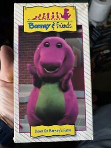 Barney & Friends "Down On Barney's Farm" Time Life Video VHS (1993)