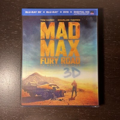Mad Max: Fury Road OOP Lenticular Slipcover  (Blu-ray 3D + Blu Ray+DVD) - Image 1 of 4