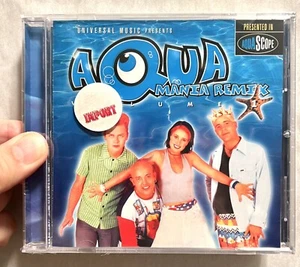 Aqua - “Mania Remix (Volume 1)” CD Import BARBIE GIRL -LOLLIPOP -Factory Sealed - Picture 1 of 3