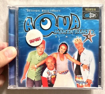 Aqua - “Mania Remix (Volume 1)” CD Import BARBIE GIRL -LOLLIPOP -Factory Sealed - Image 1 of 3