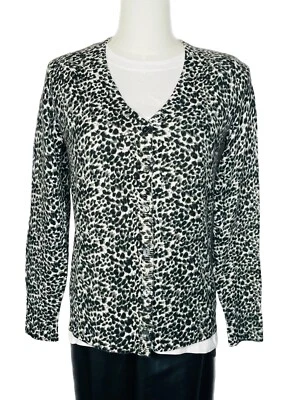 SAG HARBOR Petite Cardigan Sweater Women's PS Fuzzy Button Long Sleeve - Image 1 of 4