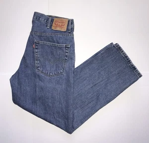 Levi’s 550 Jeans Herren 38x32 Blau Medium Wash Straight Leg Denim Jeanshose USA - Bild 1 von 14
