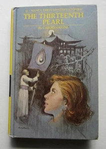 Nancy Drew #56 THE THIRTEENTH PEARL Carolyn Keene Vintage Oval EPs Mystery - Picture 1 of 4