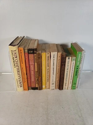 English Novelists (15 Books) D.H. Lawrence, Thomas Hardy, E.M. Forster Paperback Foto 1 de 4