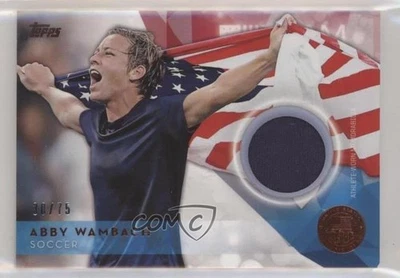 2016 US Olympic & Paralympic Team and Hopefuls Relics Bronze /75 Abby Wambach - Image 1 of 2
