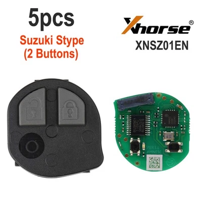 5x Xhorse Wireless Remote Key for Suzuki 2 Button XNSZ01EN for VVDI KEY TOOL MAX - Image 1 of 4