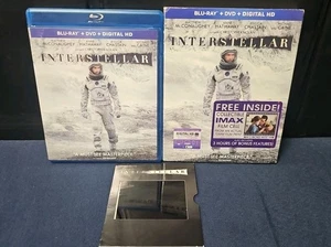 Interstellar W/SLIPCASE Blu-ray DVD WITH FILMCELL RARE 🔥 - Bild 1 von 9