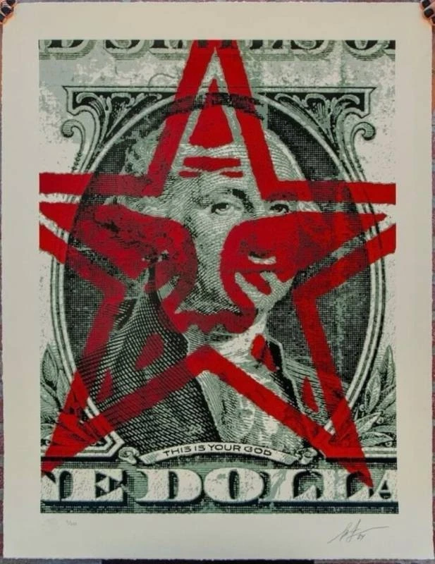 Obey Giant Shepard Fairey YOUR GOD HPM Edition 2024 SNLE /100 LITHOGRAPH NEW - image 1 of 1