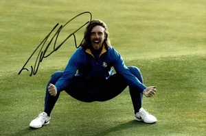 Tommy Fleetwood Signed Ryder Cup Team Europe Celebration 12x8 Photo + COA - Picture 1 of 1