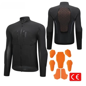 Chaqueta de carreras de motocicletas para hombre todoterreno protectora a prueba de viento armadura de motocross - Imagen 1 de 22