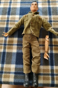 GI Joe 1964 Vintage 12" Action Figure Doll Soldier Hasbro Brown Eyes scar Parts - Picture 1 of 19