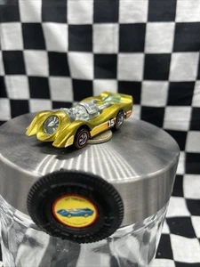1971 Hot Wheels Redline JET THREAT Green NM Turbine SHINY Base **EXCEPTIONAL** - Picture 1 of 9