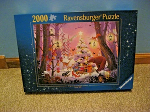 RAVENSBURGER 2000 PIECE PUZZLE CHRISTMAS IN THE WOODS 2025 IN STOCK!! - Picture 1 of 6
