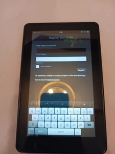 Amazon Kindle Fire (D01400) 8 GB 7" tablet WiFi ripristino di fabbrica - Foto 1 di 8