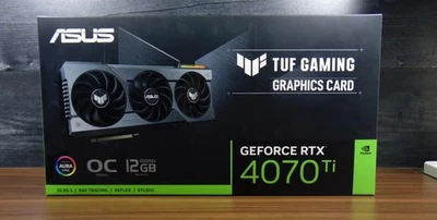 ASUS TUF NVIDIA GEFORCE RTX 4070 TI OC Edition Graphics Card - Image 1 of 3