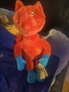 Kohl's Cares/Dr. Peluche Seuss Fox en Calcetines Personaje FOX Peluche 14" - Imagen 1 de 4