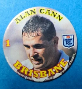 Alan Cann🧸1994 Rugby League Coca-Cola TAZO #1 🧸 FREE POST - Picture 1 of 2