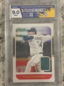 Felix Hernandez 2021 Donruss Retro Materials HGA 9 - Picture 1 of 1