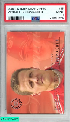 2005 FUTERA GRAND PRIX MICHAEL SCHUMACHER #15 PSA 9 MINT - Image 1 of 3
